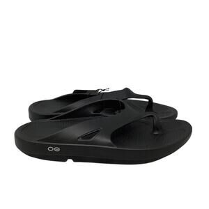 Oofos OOriginal Sandals Black W12 M10 Recovery Footwear Flip Flop P2-57